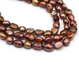 Coffee Freshwater Pearl Beads for DIY Jewelry Making