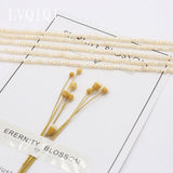 Natural Freshwater Pearl Beads Irregular Oblate Shape Loose Pearls