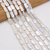 Freshwater Pearl Beads Irregular Rectangle Shape Loose Beaded DIY Jewelry Making
