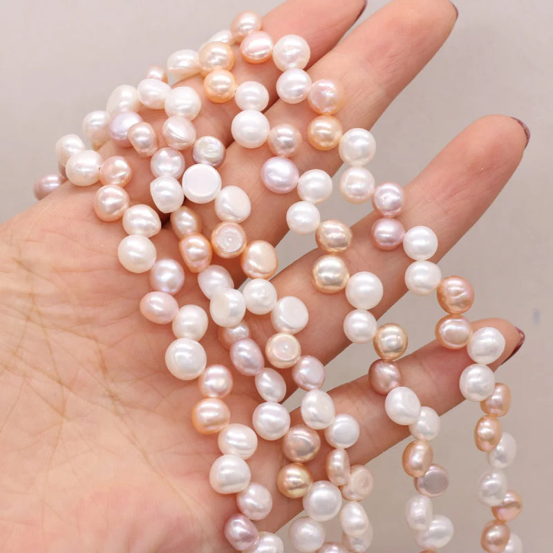 Mixcolor Freshwater Pearl Beads 7-8mm 36cm Strand DIY Jewelry Making