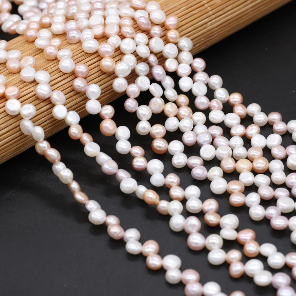 Mixcolor Freshwater Pearl Beads 7-8mm 36cm Strand DIY Jewelry Making