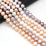 Natural Freshwater Pearl Beads Nearly Round Loose Pearls Bead 10-11mm