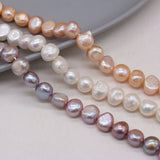 Natural Freshwater Pearl Beads Nearly Round Loose Pearls Bead 10-11mm