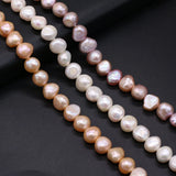 Natural Freshwater Pearl Beads Nearly Round Loose Pearls Bead 10-11mm