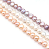 Natural Freshwater Pearl Beads Nearly Round Loose Pearls Bead 10-11mm