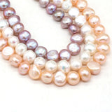 Natural Freshwater Pearl Beads Nearly Round Loose Pearls Bead 10-11mm