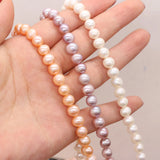 Freshwater Pearl Beads Potato Shape Loose Beads 7-8mm