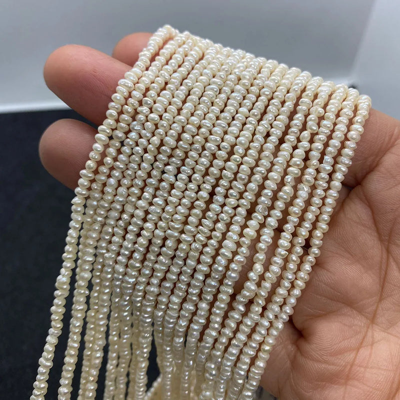 Potato-shape Natural Freshwater Pearl Beads for Jewelry Making