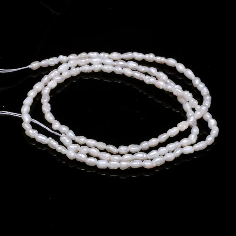 Freshwater Pearl Beads Rice Shape DIY Jewelry Making