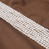 Freshwater Pearl Beads Rice Shape Loose for DIY Jewelry Making