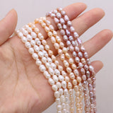 White Freshwater Pearl Bead Strands for Jewelry Making