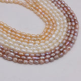 White Freshwater Pearl Bead Strands for Jewelry Making