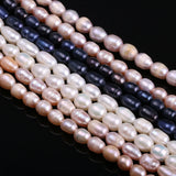 Natural Freshwater Pearl Beads White/Pink/Purple/Black for Jewelry Making