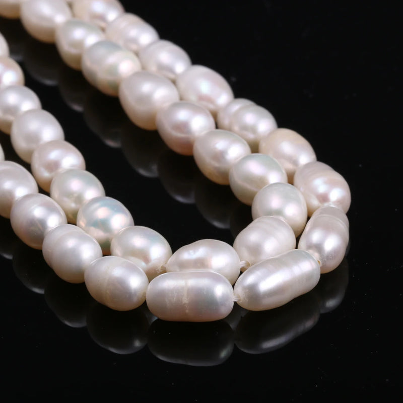 Natural Freshwater Pearl Beads White/Pink/Purple/Black for Jewelry Making