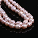Natural Freshwater Pearl Beads White/Pink/Purple/Black for Jewelry Making