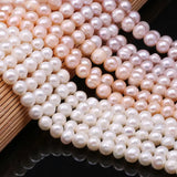 Freshwater Pearl Beads Round Ball Loose Beads for Jewelry Making