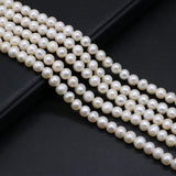 Freshwater Pearl Beads Round Loose Pearls DIY Craft Jewelry Making
