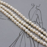 Freshwater Pearl Beads Round Loose Pearls DIY Craft Jewelry Making