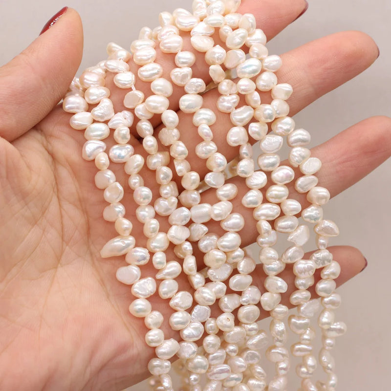 Freshwater Pearl Beads 3-7 Hole Loose Beads DIY Necklace Bracelet