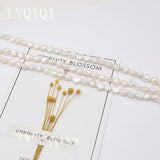 Freshwater Pearl Beads Straight Hole Loose Pearls for DIY Bracelets