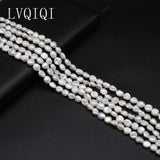 Freshwater Pearl Beads Straight Hole Loose Pearls for DIY Bracelets