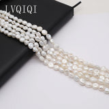 Freshwater Pearl Beads Straight Hole Loose Pearls for DIY Bracelets