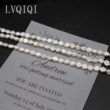 Freshwater Pearl Beads Straight Hole Loose Pearls for DIY Bracelets