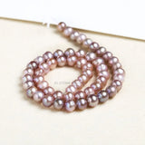 Real Natural Pink Purple Freshwater Pearl Beads for DIY Jewelry Making