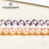 Real Natural Pink Purple Freshwater Pearl Beads for DIY Jewelry Making