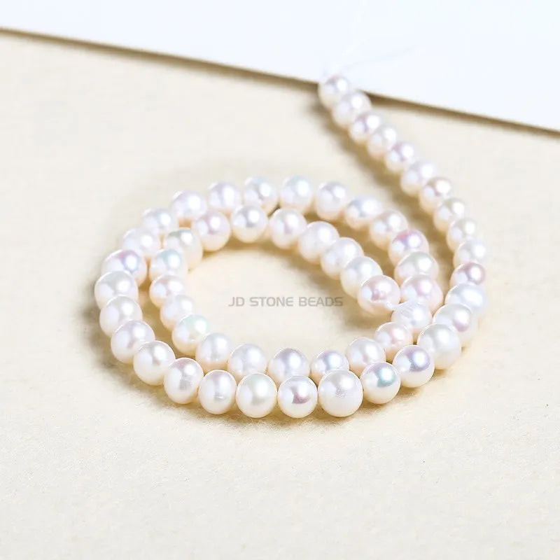 Real Natural Pink Purple Freshwater Pearl Beads for DIY Jewelry Making