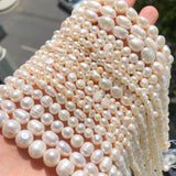 Pearl Beads Pink Rice Oval Loose Beads for Jewelry Making DIY