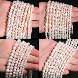 Pearl Beads Pink Rice Oval Loose Beads for Jewelry Making DIY