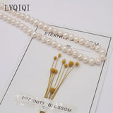 7-8mm Round Freshwater Pearl Beads for DIY Bracelet Necklace Jewelry