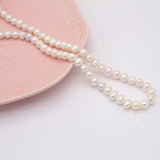 7-8mm Round Freshwater Pearl Beads for DIY Bracelet Necklace Jewelry
