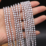 Gray Rice Shape Freshwater Pearl Beads for Jewelry Making DIY