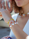 Freshwater Pearl Bracelet Boho Style Ladies Jewelry Big Small Pearl Mashup