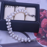 Freshwater Pearl Bracelet Bohemia Wedding Party Jewelry
