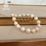 Freshwater Pearl Bracelet Women Stainless Steel Jewelry