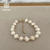 Freshwater Pearl Bracelet Women Stainless Steel Jewelry