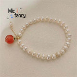 Natural Freshwater Pearl Bracelet Jewelry Sweet Romantic Style