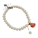 Natural Freshwater Pearl Bracelet Jewelry Sweet Romantic Style