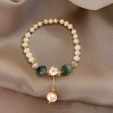 Freshwater Pearl Bracelet Stone Beaded Women Jewelry Baroque Pearl