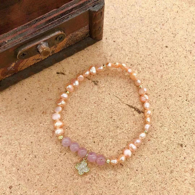 Pearl Bracelet Natural Stone Beaded Bracelets For Women Jewelry