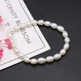 Freshwater Pearl Bracelet Purple Orange Beads Charm Jewelry