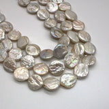 Freshwater Pearl Button Beads for Jewelry Making DIY