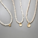 Baroque Pearl Choker Stainless Steel Necklace