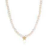 Baroque Pearl Choker Stainless Steel Necklace