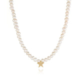 Baroque Pearl Choker Stainless Steel Necklace
