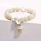 Freshwater Pearl Crystal Bracelet for Women Girlfriends