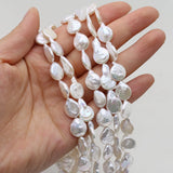 11-13 MM Natural Freshwater Pearl Drop Beads for DIY Jewelry Making